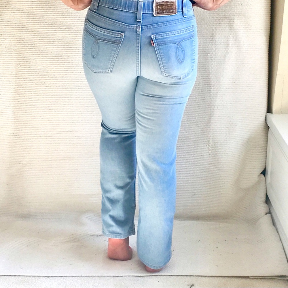 Vintage 70s M Stretch Levi's Jeans Ankle Straight